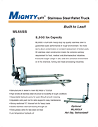 Mighty Lift SS Pallet Jack